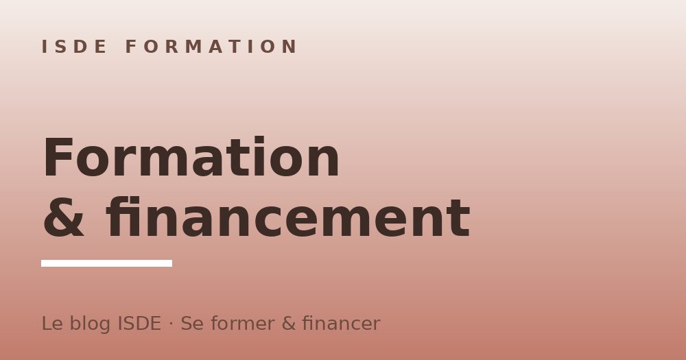 FAFCEA, OPCO EP, crédit d’impôt : comment financer sa formation ?